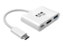 Eaton Tripp Lite Series USB C to HDMI Multiport Video Adapter Converter 1080p w/ USB-A Hub & USB-C PD Charging, Thunderbolt 3 CompatibleUSB Type C to HDMI, USB-C to HDMI, USB Type-C to HDMI - Framsidan