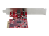 StarTech.com 1-port USB 3.2 Gen 2x2 PCIe-kort - Höger sida