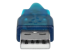 StarTech.com USB till seriell RS232 DB9-kabeladapter med 1 port – M/M - Närbild