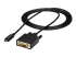 StarTech.com 2 m USB-C till DVI-kabel - Höger vinkel