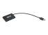 Eaton Tripp Lite series USB 3.0 Hub SuperSpeed Slim 4 USB-A Ports 5Gbps Compact Aluminum - Vänster vinkel