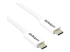 StarTech.com 6.6ft (2m) Thunderbolt 3 Cable, 20Gbps, 100W PD, 4K Video, Thunderbolt-Certified, Compatible w/ TB4/USB 3.2/DisplayPort - Vänster vinkel