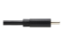 Eaton Tripp Lite Series USB C Charging Cable USB 2.0 M/M 60W PD Charging Right-Angle 2M - Närbild