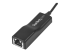 StarTech.com USB 2.0 till 10/100 Mbps Ethernet-nätverksadapterdongel - Vänster vinkel
