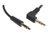 Eaton Tripp Lite Series 3.5mm Mini Stereo Audio Cable with one Right-Angle plug (M/M), 6 ft. (1.83 m) - Närbild