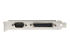 StarTech.com PCIe-kort med seriell och parallell port - Framsidan