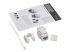 Eaton Tripp Lite Series Cat6a 110-Style Punchdown RJ45 Keystone Jack, White, TAA - Framsidan