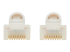 Eaton Tripp Lite Series Safe-IT Cat6a 10G Snagless Antibacterial Slim UTP Ethernet Cable (RJ45 M/M), White, 2 ft. (0.61 m) - Närbild