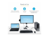 StarTech.com 2-ports hybrid USB-A + HDMI och USB-C KVM-switch - Framsidan