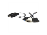 StarTech.com A/V-reseadapter: 3-i-1 Mini DisplayPort till VGA-, DVI- eller HDMI-konverterare - Vänster vinkel