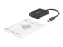 StarTech.com USB 3.0 till Dubbel Port Gigabit Ethernet-nätverksadapter med USB-port - Vänster vinkel