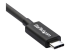 StarTech.com 50cm (1.6ft) Thunderbolt 3 Cable, 40Gbps, 100W PD, 4K/5K Video, Thunderbolt-Certified, Compatible w/ TB4/USB 3.2/DisplayPort - Närbild