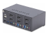 StarTech.com 2-Port Dual-Monitor DisplayPort KVM Switch, 4K 60Hz, 2x USB 5Gbps Hub Ports, 2x USB 2.0 HID Ports, Hotkey and Push-Button Switching, TAA Compliant - Tillbaka