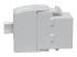 Eaton Tripp Lite Series Cat6/Cat5e Toolless Keystone Jack RJ45 Shuttered, Dust Cap PoE/PoE+ Compliant, White, TAA - Vänster sida