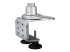StarTech.com Desk Mount Quad Monitor Arm, Premium Articulating VESA 4 Monitor Mount 2x2 up to 27", Ergonomic Height Adjustable Pole Mount, Tilt/Swivel/Rotate, C-Clamp/Grommet, Silver - Närbild