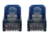 Eaton Tripp Lite Series Cat6a 10G Snagless Shielded Slim STP Ethernet Cable (RJ45 M/M), PoE, Blue, 5 ft. (1.5 m) - 