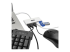 Eaton Tripp Lite series 4-Port USB 3.1 USB-C to USB-A Hub w/ USB-C Charging Port 5 Gbps - Vänster vinkel