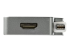 StarTech.com Aluminum Travel A/V Adapter: 3-in-1 Mini DisplayPort to VGA, DVI or HDMI - Vänster sida