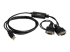 StarTech.com FTDI USB till seriell RS232-kabeladapter med 2 portar och COM-retention - Framsidan