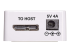 Eaton Tripp Lite series 10-Port USB 3.0 / USB 2.0 Combo Hub - Vänster sida