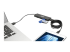 Eaton Tripp Lite series 4-Port Portable Slim USB 3.0 Superspeed Hub w/ Built In Cable - Höger vinkel