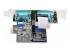 StarTech.com 2-Port Serial PCIe Card, Dual-Port PCI Express to RS232/RS422/RS485 (DB9) Serial Card, Low-Profile Brackets Incl., 16C1050 UART, TAA-Compliant, Windows/Linux, TAA Compliant - Höger sida