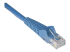 Eaton Tripp Lite Series Cat6 Gigabit Snagless Molded (UTP) Ethernet Cable (RJ45 M/M), PoE, Blue, 3 ft. (0.91 m) - Vänster vinkel