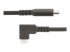 StarTech.com 3ft (1m) Rugged Right Angle USB-C Cable, USB 10 Gbps, USB C to C Data Transfer Cable, 4K 60Hz DP Alt Mode, 100W Power Delivery - Framsidan