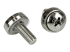 StarTech.com M5 Mounting Screws and Cage Nuts for Server Rack Cabinet - Flera vinklar
