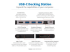Eaton Tripp Lite Series USB C Docking Station USB Hub 4k w/ HDMI, Gbe Gigabit Ethernet, SD Card Reader, PD Charging - Flera vinklar