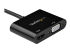 StarTech.com Mini DisplayPort to HDMI VGA Adapter, mDP 1.2 HBR2 to HDMI 2.0 (4K 60Hz) or VGA 1080p Video Converter Dongle, Mini DP to HDMI or VGA Monitor Adapter, Thunderbolt 2 Compatible - Närbild