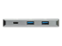 StarTech.com USB C-hubb med 4 portar (10 Gbps) till 3x USB-A och 1x USB-C - Framsidan