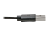 Eaton Tripp Lite Series USB-A to USB-C Cable, Right-Angle USB-C, USB 2.0, (M/M), 3 ft. (0.91 m) - Närbild