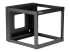 StarTech.com "8U Hinged Open Frame Wall Mount Network Rack - Vänster vinkel
