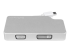 StarTech.com Aluminum Travel A/V Adapter: 3-in-1 Mini DisplayPort to VGA, DVI or HDMI - Framsidan