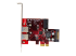StarTech.com PCI Express USB 3.0-kort med 4 portar - Framsidan