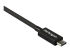 StarTech.com 2.6ft (80cm) Thunderbolt 3 Cable, 40Gbps, 100W PD, 4K/5K Video, Thunderbolt-Certified, Compatible w/ TB4/USB 3.2/DisplayPort - Vänster vinkel