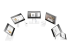 HP Engage One 10t - Kunddisplay - Flera vinklar