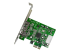StarTech.com 2b 1a 1394 PCI Express FireWire-kortadapter med 3 portar - Höger vinkel