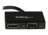 StarTech.com A/V-reseadapter: 2-i-1 Mini DisplayPort till HDMI eller VGA-konverterare - Närbild