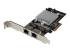 StarTech.com Dual Port PCI Express (PCIe x4) Gigabit Ethernet Server Adapter - Vänster vinkel
