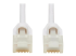 Eaton Tripp Lite Series Safe-IT Cat6a 10G Snagless Antibacterial Slim UTP Ethernet Cable (RJ45 M/M), White, 3 ft. (0.91 m) - Närbild