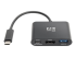 Eaton Tripp Lite Series USB C to HDMI Adapter w/USB-A Hub and PD Charging - Framsidan