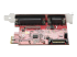 StarTech.com PCIe-kort med seriell och parallell port - Tillbaka