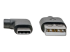 Eaton Tripp Lite Series USB-A to USB-C Cable, Right-Angle USB-C, USB 2.0, (M/M), 6 ft. (1.83 m) - Närbild