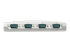 StarTech.com USB till RS232 seriell DB9-adapterhubb med 4 portar - Framsidan