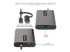 StarTech.com USB-C to Dual-HDMI Adapter, USB-C or A to 2x HDMI, 4K 60Hz, 100W PD Pass-Through, 1ft (30cm) Built-in Cable, External Video Graphics Adapter - Flera vinklar