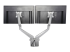 StarTech.com Desk Mount Dual Monitor Arm with USB & Audio, Grommet/Desk Clamp VESA Mount for up to 32 inch Displays, 2x USB, 2x 3.5mm audio, Ergonomic Full Motion Dual Monitor Arm, Silver - Tillbaka