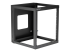 StarTech.com 12U Hinged Open Frame Wall Mount Server Rack - Vänster vinkel