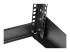 StarTech.com 4U 19" Desktop Open Frame Rack, 2 Post Free-Standing Network Rack Switch Depth for Patch Panel/Data/AV/IT/Communication/Studio/Computer Equipment 66lb Cap. w/ Cage Nuts/Screws - Närbild